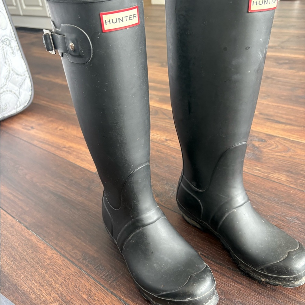 Hunter Black Rain Boots